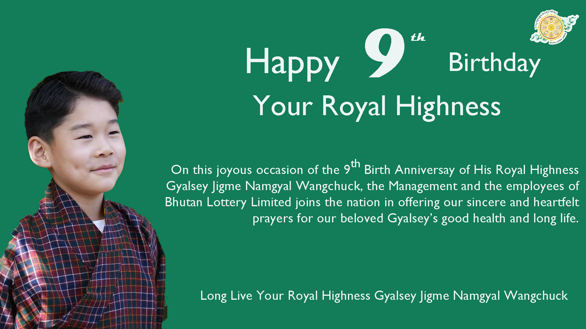 Royal Highness Gyalseys Birthday