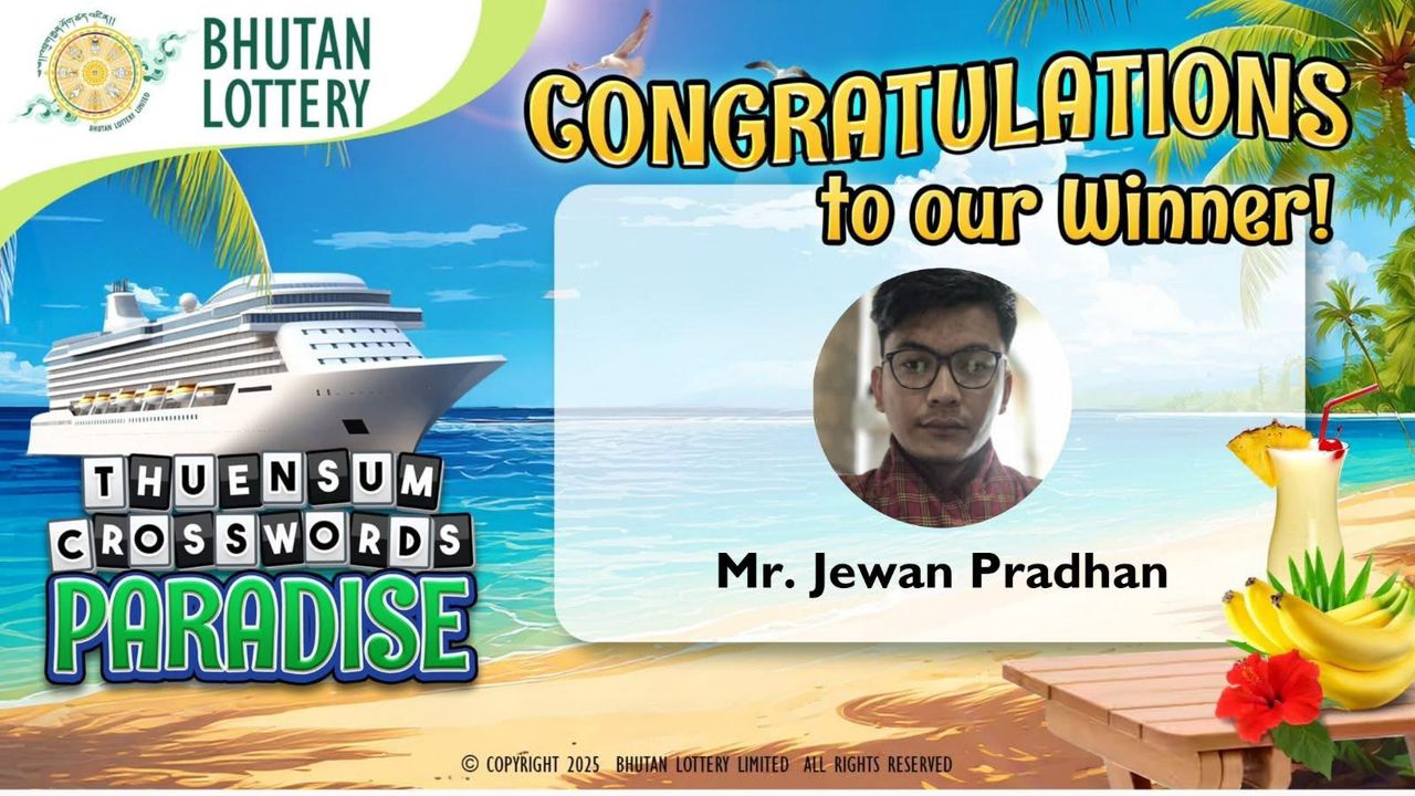 Thuensum Crossword Paradise winner