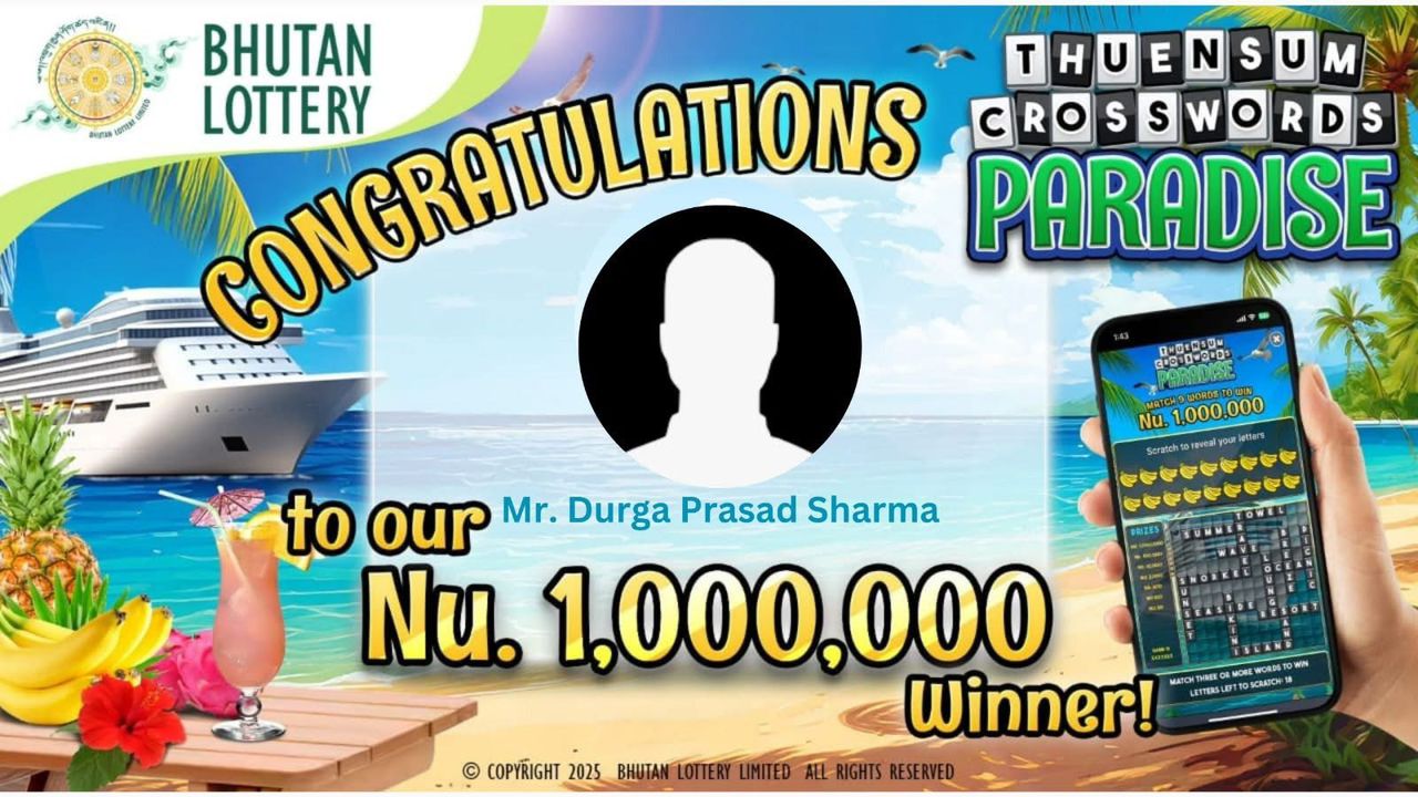 Thuensum Crossword paradise Jackpot winner