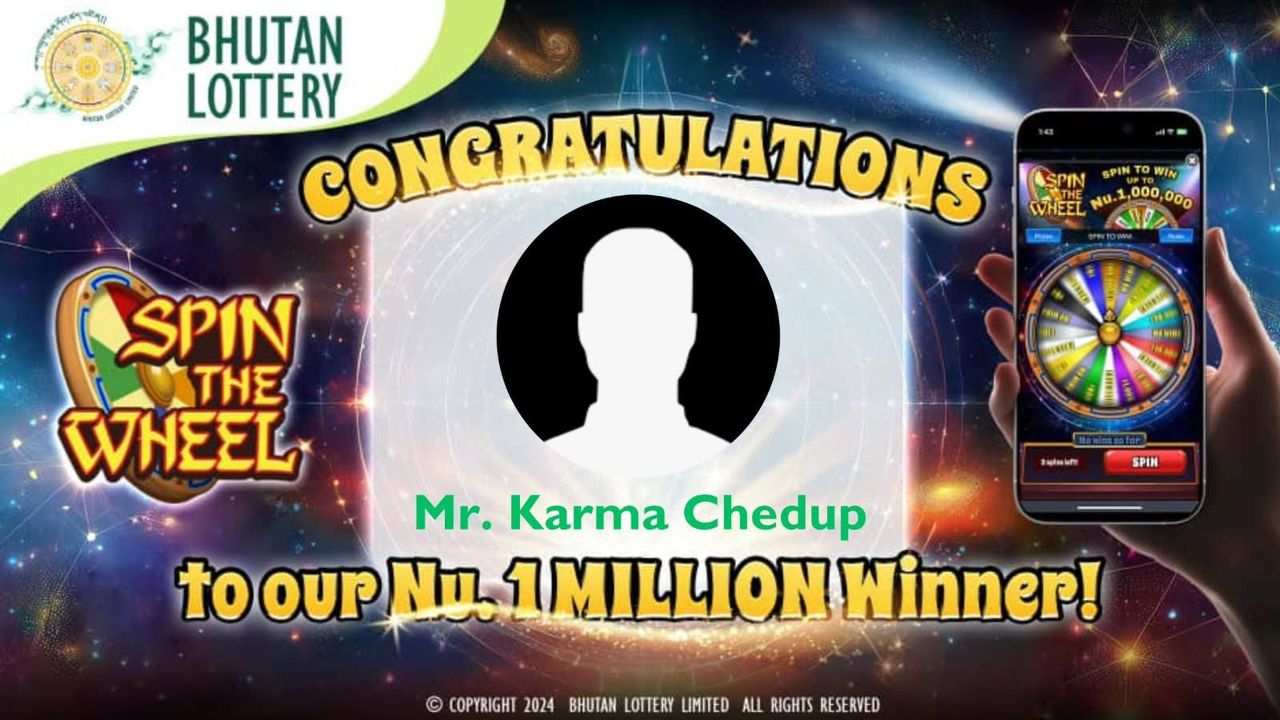 Another day with another jackpot winner of Spin the wheel